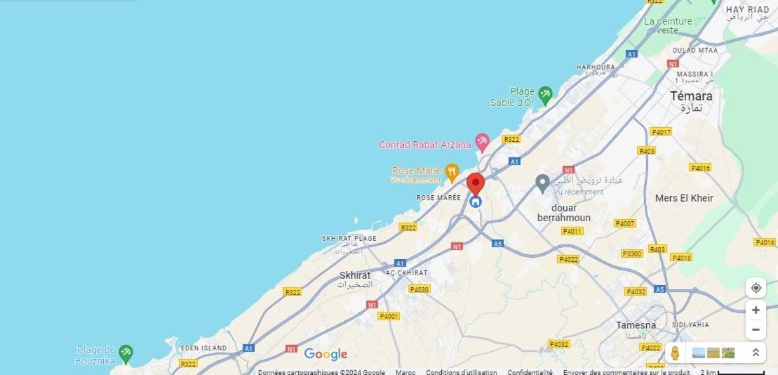 Appartement propre , calme et prés de la plage pour les familles Skhirat Extérieur photo